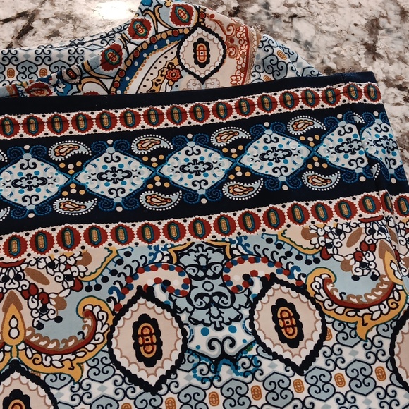 CHICOS Paisley Getaway Dress SIZE L - Picture 12 of 12